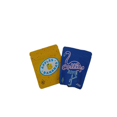 kopen Geurbestendige Heat Seal Rits Zakken 3.5g Soft Touch Weed Flower Mylar Stand Up Pouches online manufacture