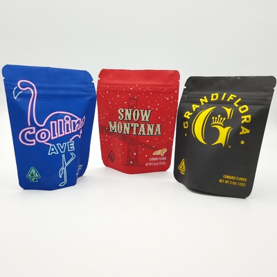 kopen Print Smell Proof Mylar Bag 3.5g 7.0g 14g 28g 1lb ounce Custom Food Packaging online manufacture