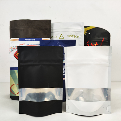 kopen Voedselverpakkingen biologisch afbreekbare opstaande zakken thee ziplockk Mylar zakken online manufacture