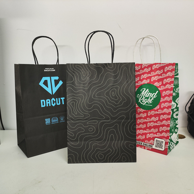 kopen Weed Bloem Papier Winkelwagentje Platte bodem Verpakkingszak Met Handle online manufacture