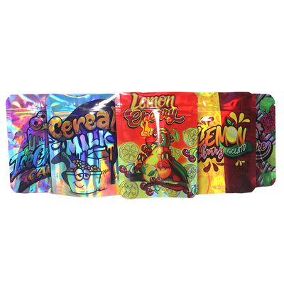kopen Gepersonaliseerd Patroon Staande zak Holografische plastic verpakkingszak met ziplock online manufacture