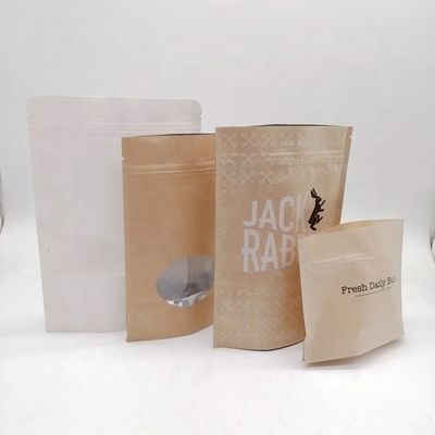 kopen Kraft Biologisch afbreekbare opstaande zakjes papieren zak met helder raam online manufacture