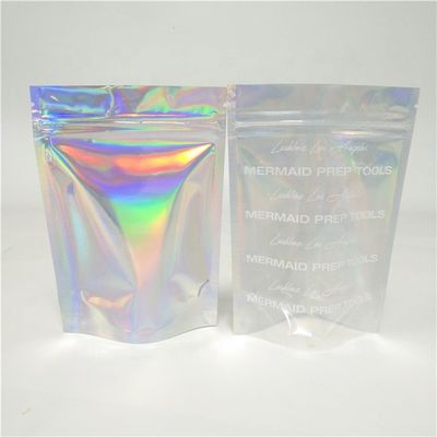 kopen PE OPP Holographic Stand Up Bag Herbruikbare Zip Lock Aluminiumfoliezak ODM online manufacture
