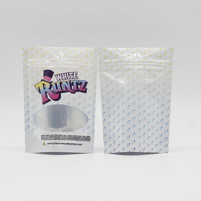 kopen Geprinte geurbestendige Mylar-tas kinderbestendige voor wiet / bloemenverpakkingen online manufacture