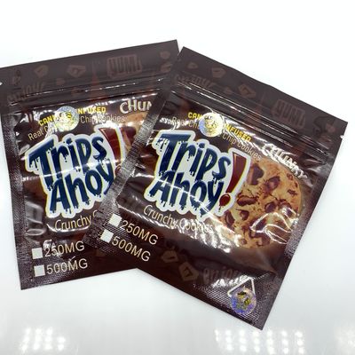 kopen Chocolade chip koekjes lege eetbare zakken 500mg Zipper Stand Up Food Bag online manufacture