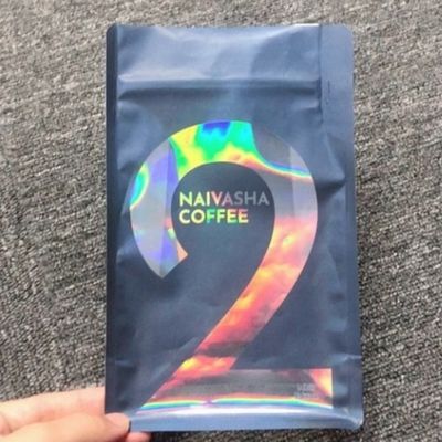 kopen OEM Holographic Stand Up Pouch SGS 3.5g Kraft Paper Zipper Bags online manufacture