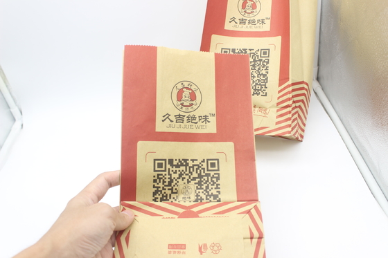 Op maat gedrukte Kraft Stand Up Pockets Draagbare Food Grade 1 oz 2 oz 3 oz