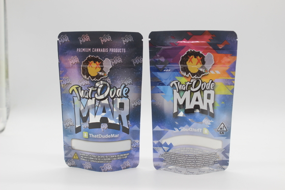 Geurbestendige Mylar wietzakken 1g 3,5g 7g 14g 28g kleine stand-up folie zip slot Mylar zakken