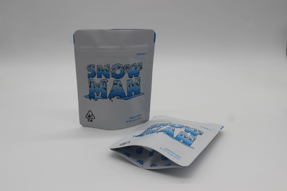 Op maat gedrukt 3,5 g 7 g 14 g 1 oz Mylar ziplockk zak folie gelamineerd voor het verpakken van koekjes