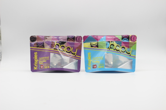 Heat Seal Mylar Stand Up Pouches 3.5G Geurbestendige Mylar-tassen voor wietbloemzaad