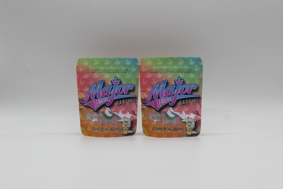 Rits Aluminiumfolie Mylar Zak 3.5g Matte Soft Touch Stand Up voor wietbloem