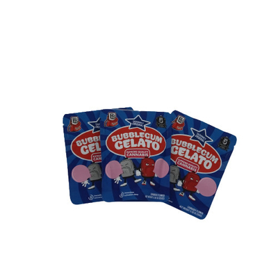 Waterdicht label Mylar wiet zakken Candy verpakking Zipper Stand Up Mylar zakken