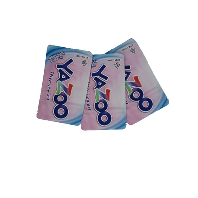 Roze composteerbare snoep zak met platte bodem Mylar aluminium folie zak met rits slot