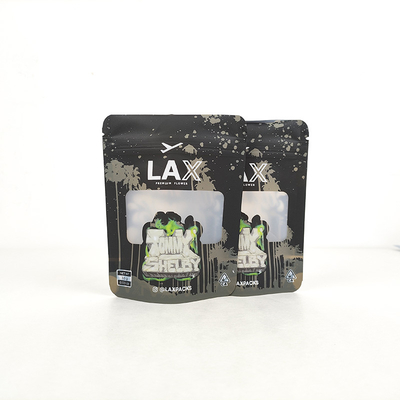 Customized Accepted Food Storage Bags Aluminium Foil Mylar Stand Up Zip Lock Pouch met Clear Window en Customized Options