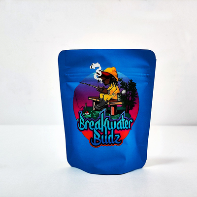 Stand Up Doypack Mylar folie zakken met zip slot voedsel verpakkingszakken wiet wiet zakken