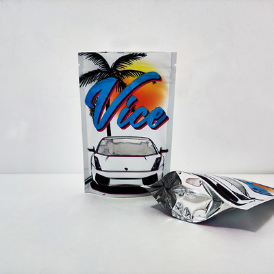 Warmte afdichting Plastic zak Verpakking 3.5g wiet zakken Mylar Soft Touch Pouch