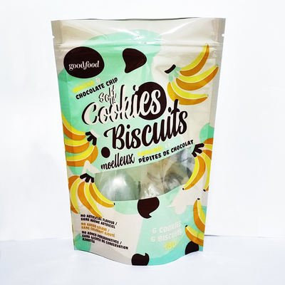 Custom Zip Lock Stand Up Pouch Biologisch afbreekbare zakken met eigen logo voor snacknoot