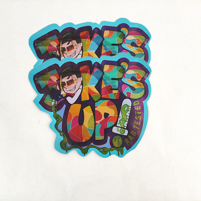 Gravure Printing Custom Die Cut Bags 3,5 gram Mylar Zipper Bags met logo