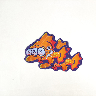 Die Cut Mylar wietzak kindvriendelijk zip slot 3,5g speciale gevormde zakken