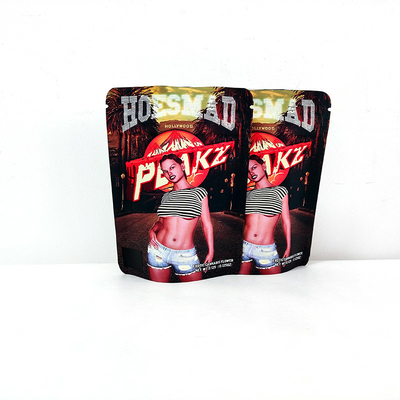 3,5 g 14 g Mylar plastic zak gelamineerd kindveilige doypack stazak