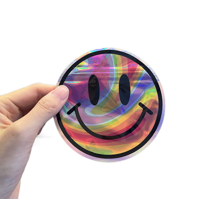 Unieke Onregelmatig gevormde de Ritssluitingszak van Zakglimlach Gevormde Mylar voor Onkruid