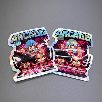 Van de Vormzakken van douanelogo die cut mylar bags de Onregelmatige van het het Voedselsuikergoed Verpakkende Zak