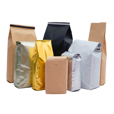 Van de de Klepkoffie van Bean Bags With Tin Tie van de douanekoffie Zij de Hoekplaatzak