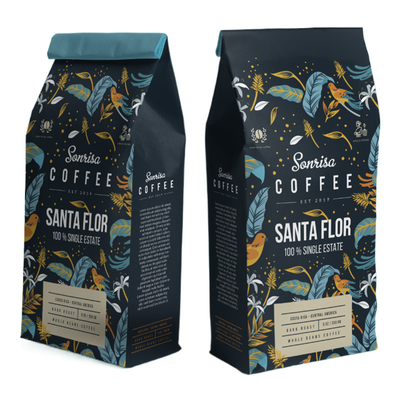 Van de de Zak1kg Vlakke Bodem van de douane Zijhoekplaat de Koffie Verpakkende Zakken