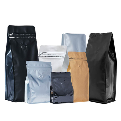 Van de de Bodemkoffie van FDA Vlakke de Zak1000g 500g Koffie Bean Packaging With Zipper