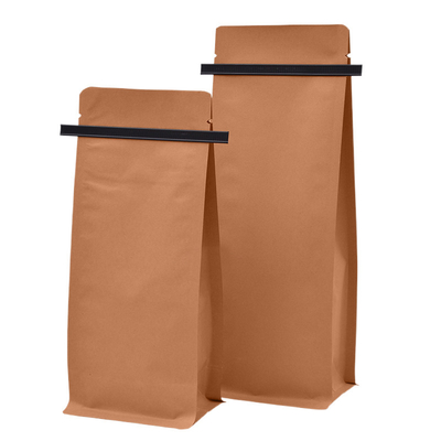 Waterdicht Kraftpapier-Document Tin Tie Coffee Bag Coffee Bean Packaging For Custom