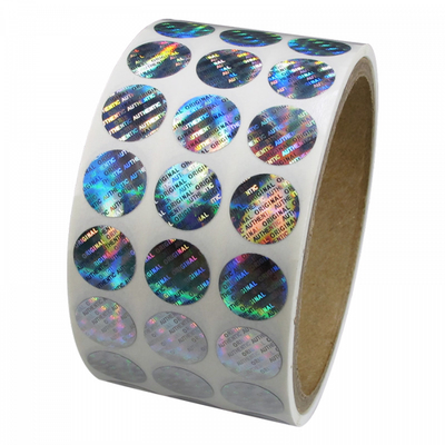 Van de het Etiket holografische veiligheid van het douane Zelfklevende Hologram de etikettenstickers