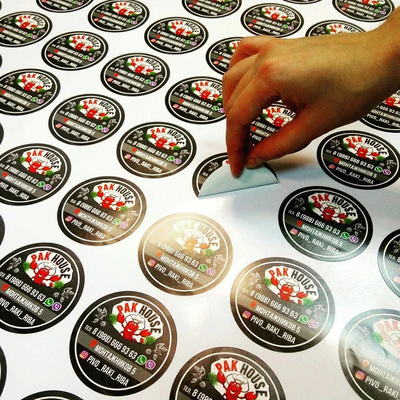 Antistatisch Waterdicht Aangepast Stickerdocument voor Serigrafiedruk