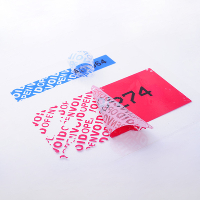 Hot Melt Anti-False Label Security Sticker met schermdruktechnologie