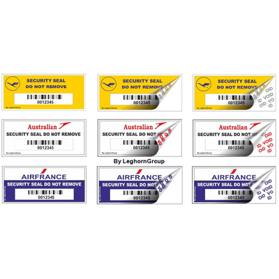 Unieke identificatie QR-code Sticker Tamperproof Anti-Falsificatie Label