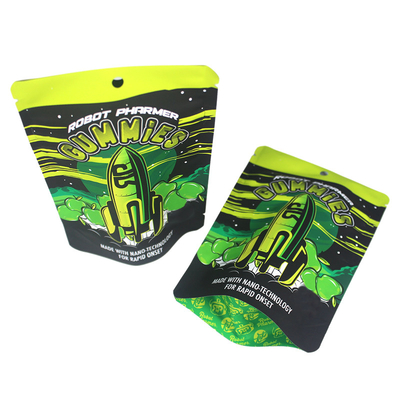 3.5g Custom Mylar Ziplock Stand Up Bags Cbd Verpakking