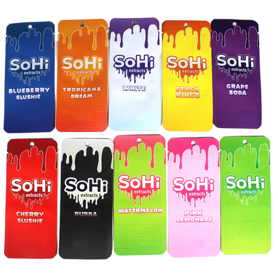 Eco-vriendelijk 3 zijdes afdichting zak Plastic Soft Touch Vape verpakking