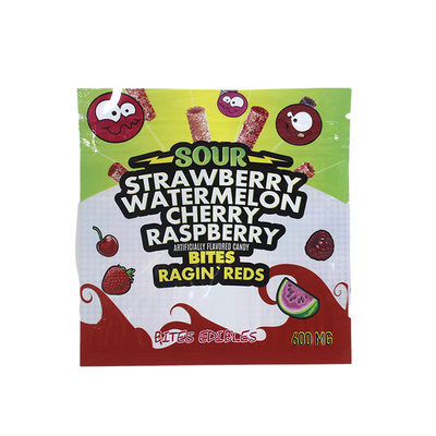 Persoonlijke dikte 100mic-140mic zijde afdichting zakjes Gummies verpakking Plastic Zipper Bag