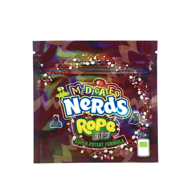 Fresh Gummies Candy Verpakking Holographische zijkant afdichting zakken milieuvriendelijk Recycleerbaar