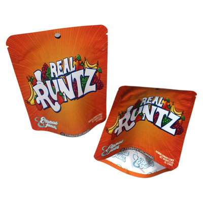 Custom Logo Matte Zipper Stand Up Pouch Koekjes Verpakking Soft Touch Mylar Bag