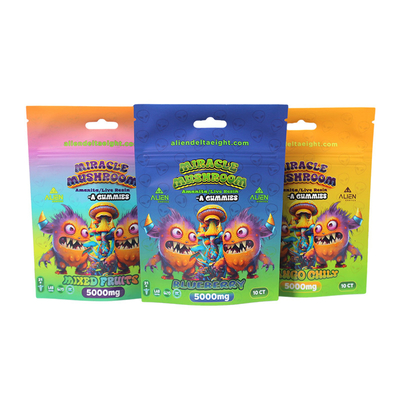 Hervergrendelbare geurbestendige zak 3.5g/7g/1oz/1lb Mylar zakken met rits