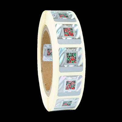 Custom Logo Design Holografische Sticker Vinyl Anti-False NFC Label