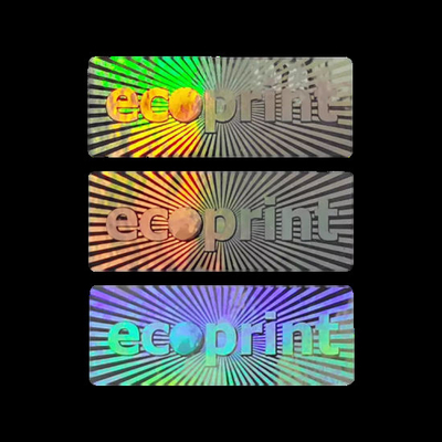 Beveiligingslijm Plastic Holographic Sticker Sheet Custom Anti-Falsificatie Sticker