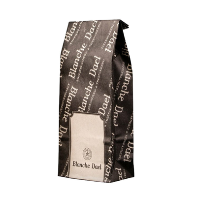 Gepersonaliseerde Side Gueest Bag Printed Kraft Paper Warm Sealed Biologisch afbreekbare verpakkingszak voor koffie