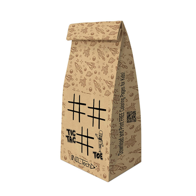 Kraftpapier Side Geest Bag Warm Seal Compostable Brown Paper Packaging Bag Voor Rijstnoten