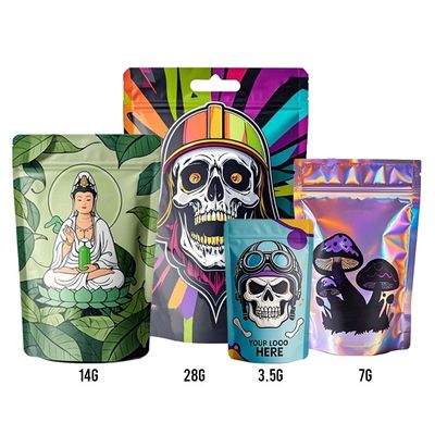 Op maat gedrukte stand-up ritszak voor voedselverpakkingen