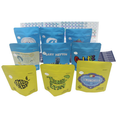 Warmteverzegelbare aluminiumfolie Mylar Bag Custom Printed Logo ziplockk Mylar Bags