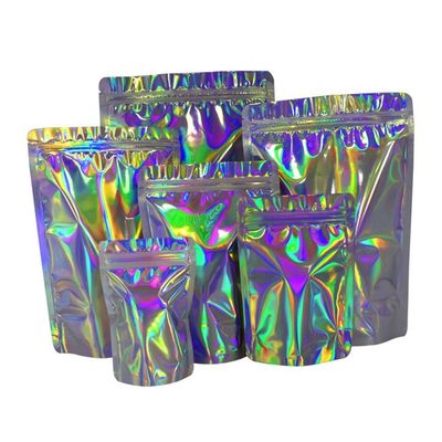 110 micron hervergrendelbare opstaande zakken Mylar Flat bottom pouch