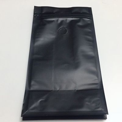 Hervergrendelbare Matte Zwarte Stand Up Pouch Doypack Zipper Bags Eco Friendly