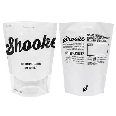 VMPET Doypack Zip Lock Pocket Bags Stand Up Pockets met raam