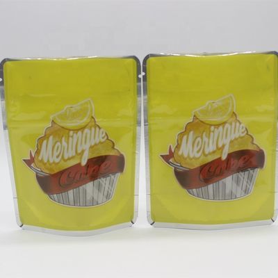Een pond Mylar Aluminium folie zakken VMPET gedrukt Flat bottom pouch GMP gedrukt